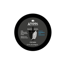 Angel Mens Black Angel Matt Clay Strong Hold 100g