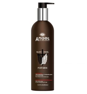 Angel Mens Black Angel Oil Control & Dandruff Shampoo 400ml